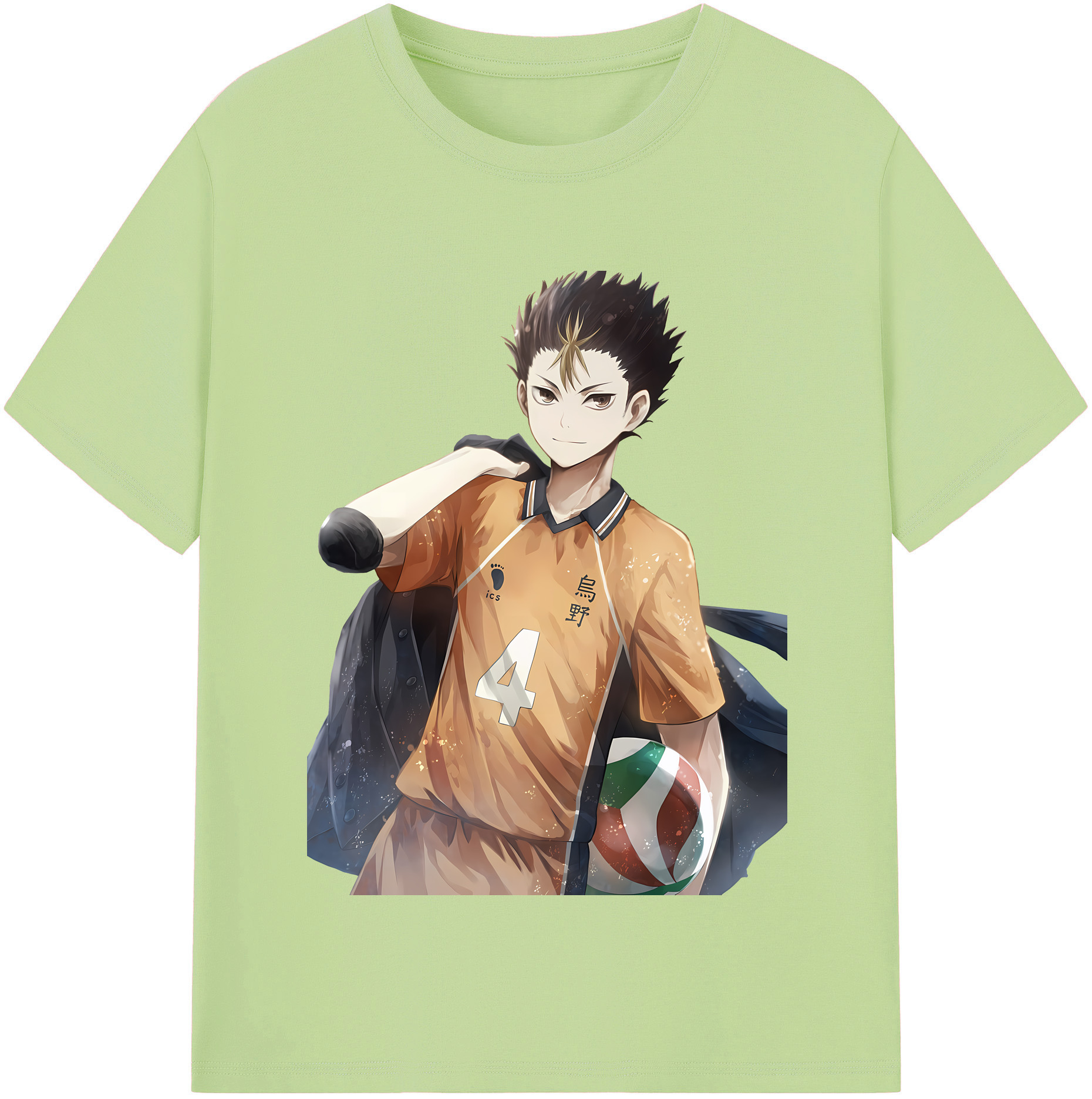 （画像用） ハイキュー!! Haikyu!! 綿100％半袖Tシャツ（フロントプリント）